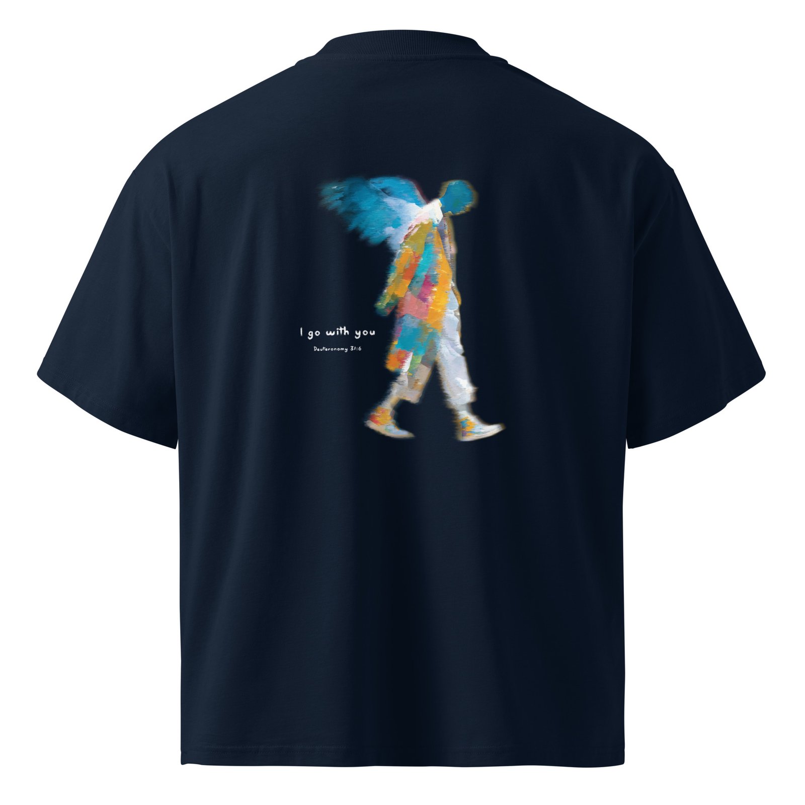 "With you" high neck t-shirt