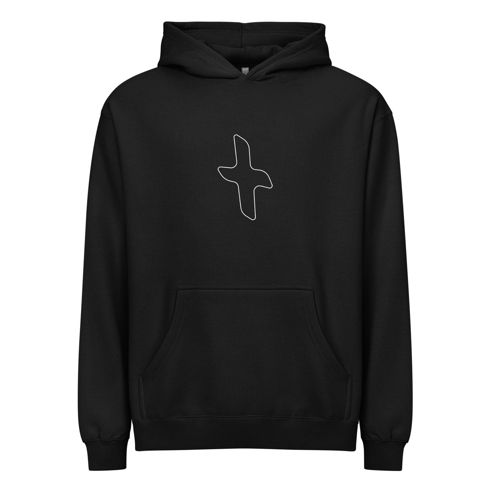 Cross Oversized box Hoodie