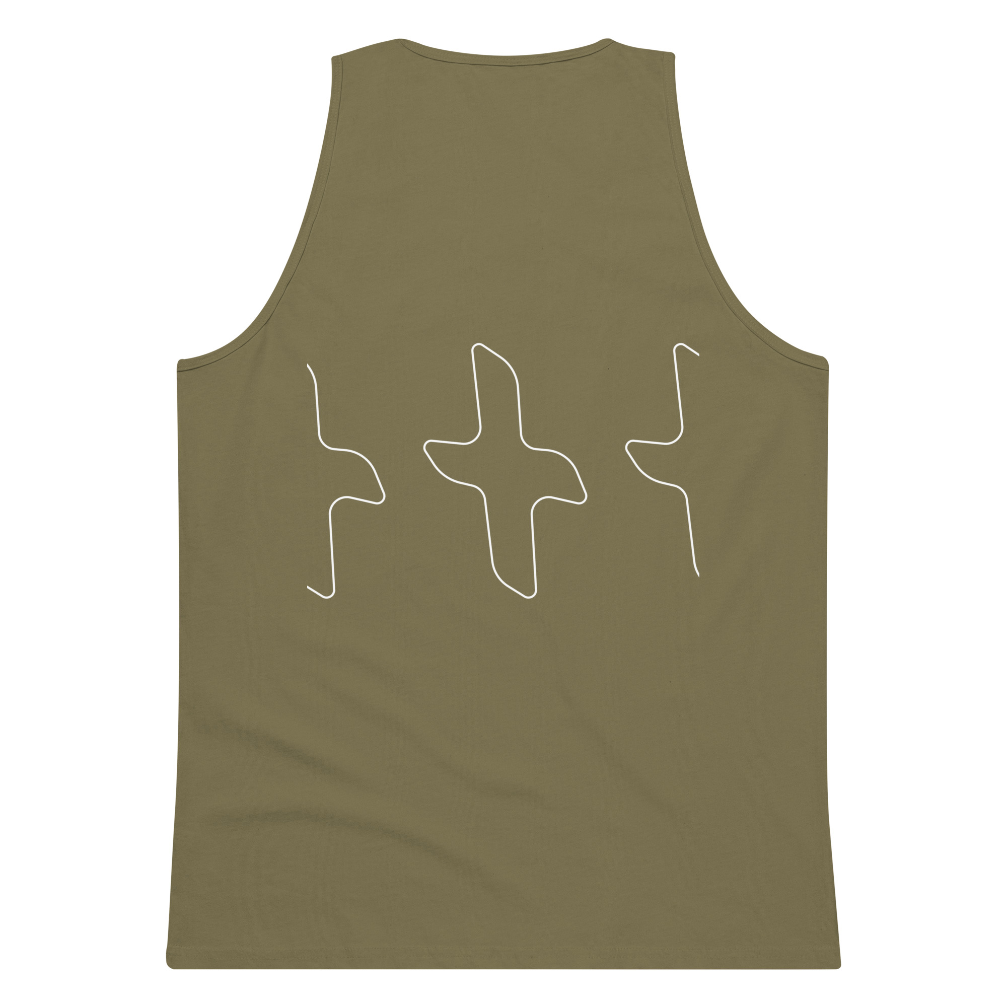 Cross Outline Tank
