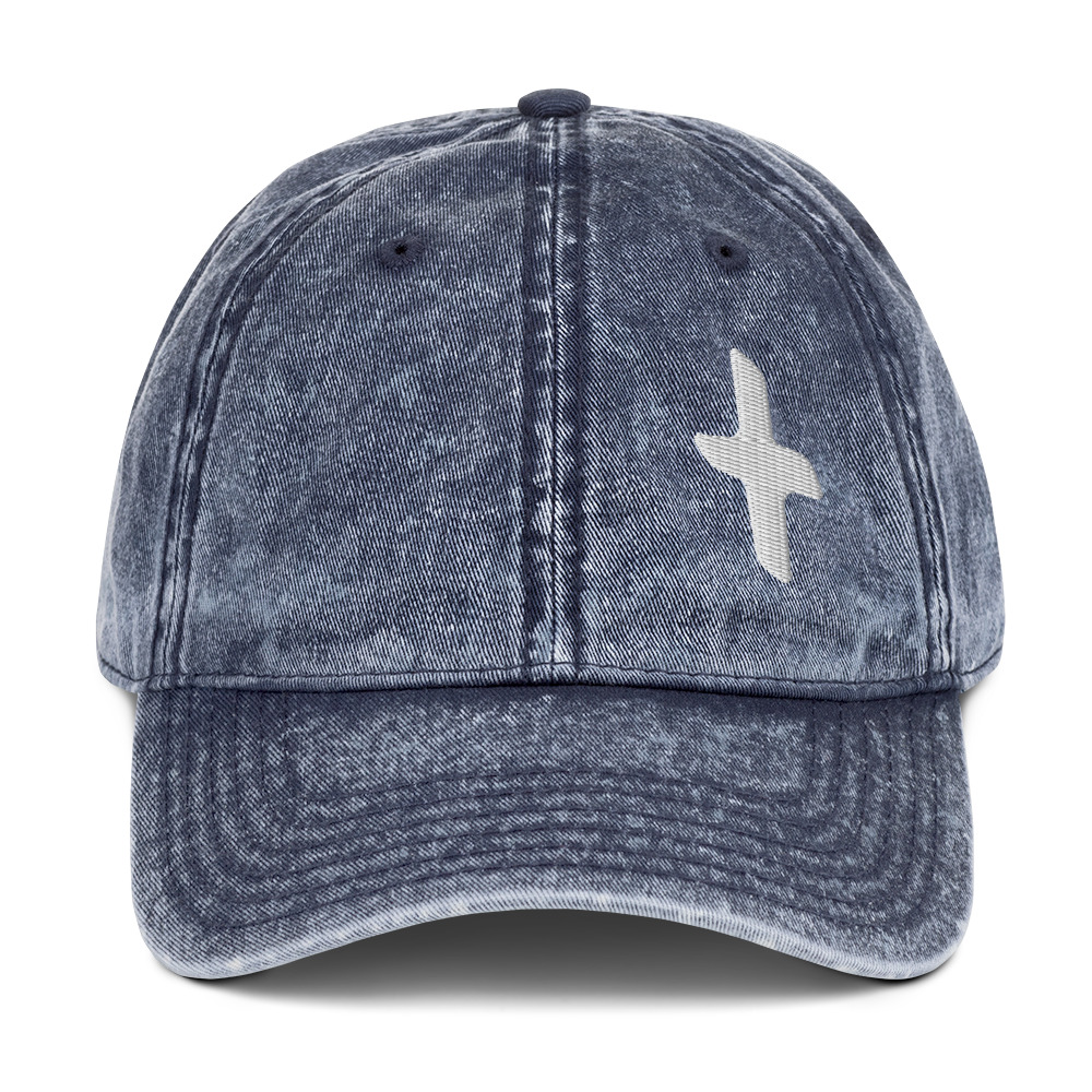 vintage cross cap
