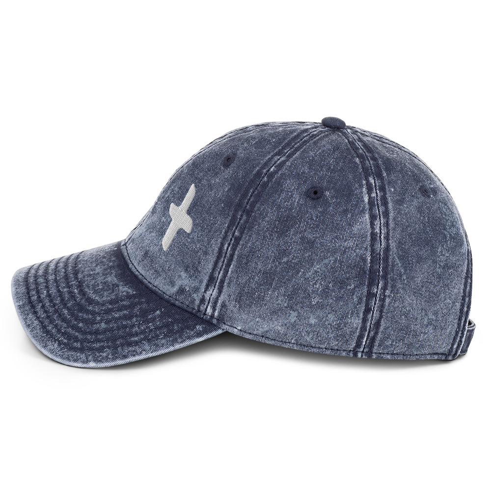 vintage cross cap